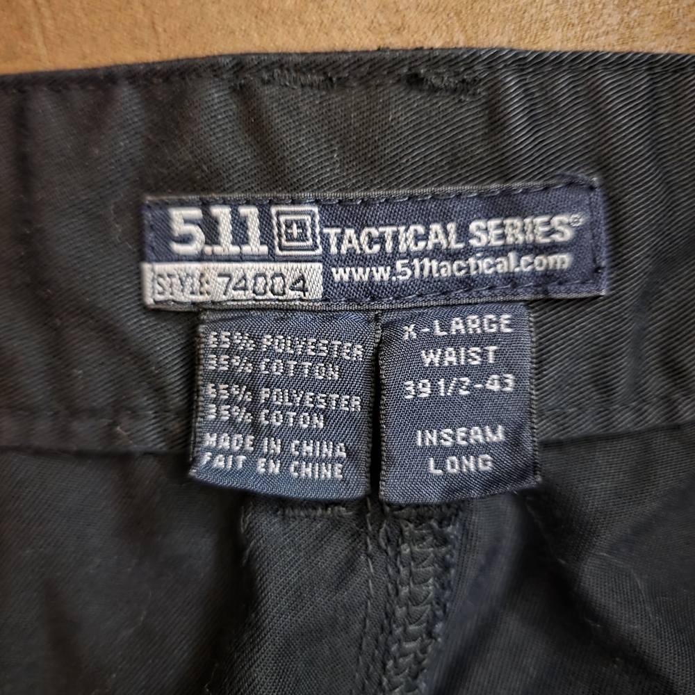 5.11 Tactical Series Black Trousers